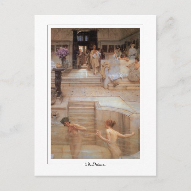 Lawrence Alma-Tadema #61 - Postales Bellas Artes (Anverso)