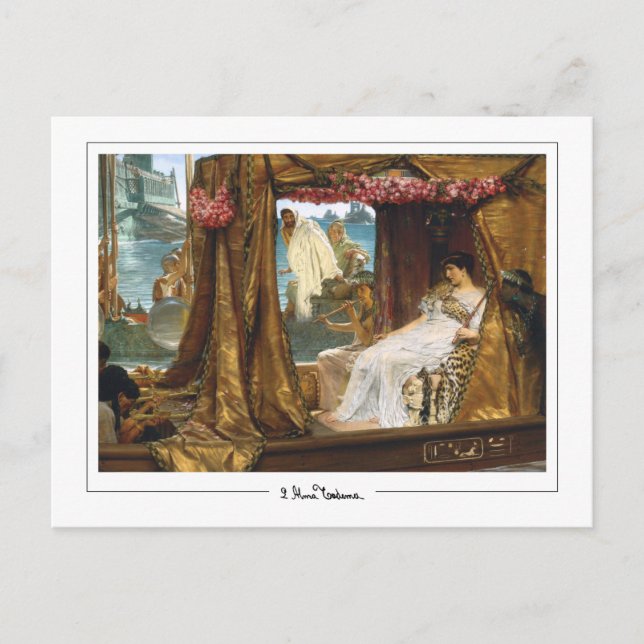 Lawrence Alma-Tadema #8 - Postal Bella Artes (Anverso)