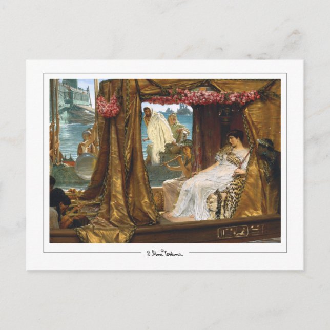 Lawrence Alma-Tadema #8 - Postal Bella Artes (Anverso)