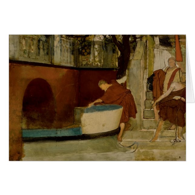 Lawrence Alma-Tadema - La Embarcadura En La Barcaz (Anverso (Horizontal))