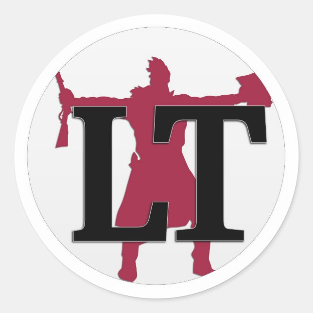 Lawrence Times pequeños pegatinas redondos (Anverso)