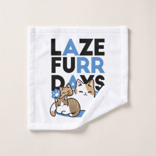 Laze Furr Days - Diseño de gatos perezosos