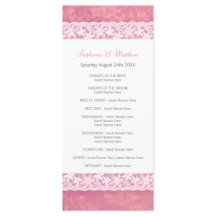 Lazo blanco en la tarjeta de rack del programa de 