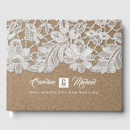 Lazo blanco | Libros invitados de Bodas de papel K