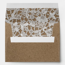 Lazo blanco | Sobres de casamiento personalizados