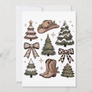 Lazo Coqueto de Navidad Occidental Bota de Vaquero
