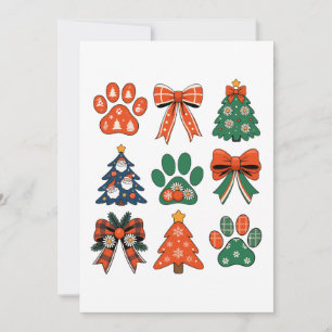 Lazo Coqueto Pata de Perro Árboles de Navidad Fami