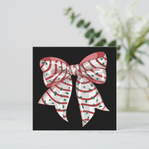 Lazo Coquette Retro Navidad Árbol de Caramelo de N