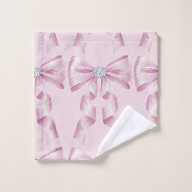 Lazo Coquette Rosa Sparkle 1st (Toallita)