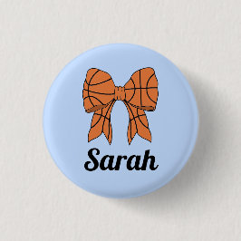 Lazo de cinta de baloncesto Botón personalizado