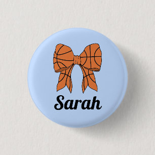 Lazo de cinta de baloncesto Botón personalizado
