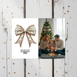 Lazo de Navidad Elegante Fiesta Navideña