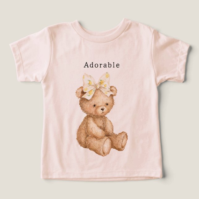 Lazo de oso de peluche adorable (Diseño delantero )