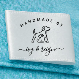 Lazo De Raso 1.5" Script Handmade by Custom logo cut and sew 