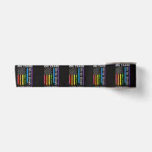 Lazo De Raso 250 años de la bandera del orgullo LGBT de EE. UU.