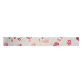 Lazo De Raso 3in satin Ribbon flower petal print