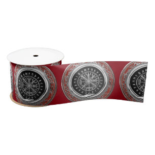 Lazo De Raso [510] Vegvisir - Viking Silver Magic Runic Compass