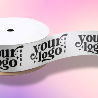 Lazo De Raso Acondicionamiento de regalo con logotipo de la emp