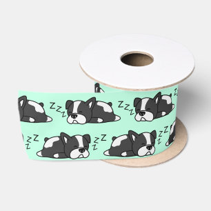 Lazo De Raso Adorable Boston Terrier ZZZ Regalos para Amantes d