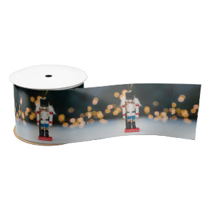 Lazo De Raso Adorno clásico de Navidad cascanueces de SlipperyJ