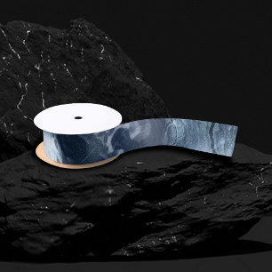 Lazo De Raso Agante azul cristalizado   Duste Slate Marbble Sto