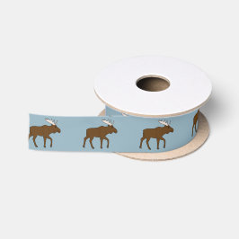 Lazo De Raso Alces del dibujo animado 1,5"