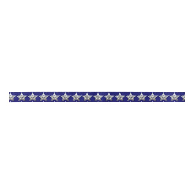 Lazo De Raso Alguacil Adjunto Badge Satin Ribbon (Anverso)