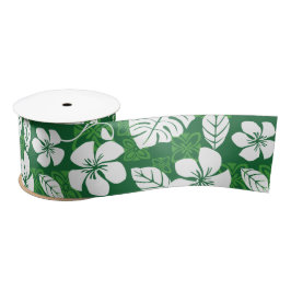 LAZO DE RASO ALOHA FRIDAY (VERDE) SATIN RIBBON
