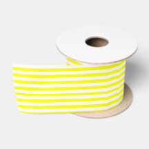 Amarillo soleado y estampado de rayas blancas