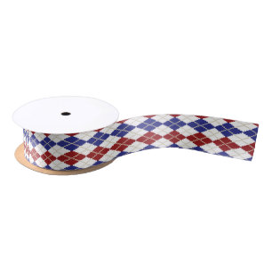 Lazo De Raso Americana Argyle Ribbon