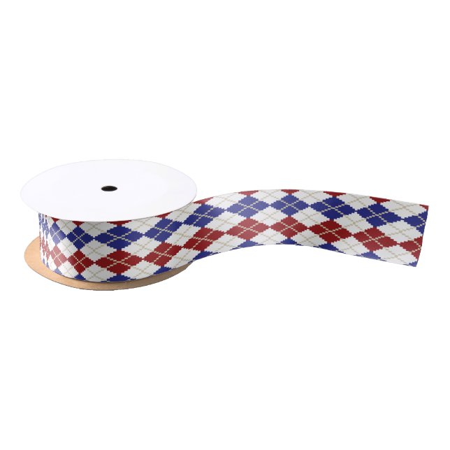 Lazo De Raso Americana Argyle Ribbon (Carrete)