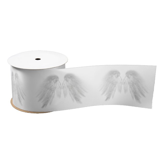 Lazo De Raso ANGEL WINGS Personalizable blanco (Carrete)