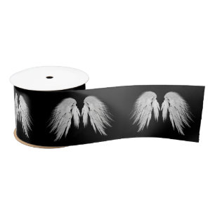 Lazo De Raso ANGEL WINGS Personalizable negro