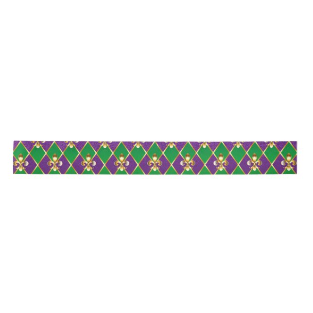 Lazo De Raso Antecedentes de joyas Mardi Gras (Anverso)