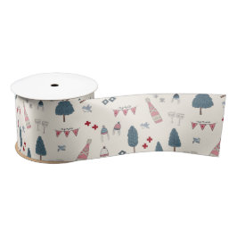 Lazo De Raso Apres Ski Champagne Pink Winter Gift Wrap