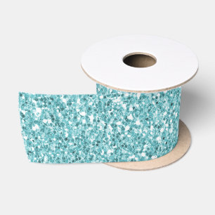 Lazo De Raso Aqua Glitz Purpurina