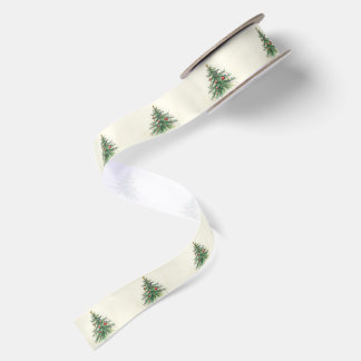 Lazo De Raso Árbol de Navidad Vintage