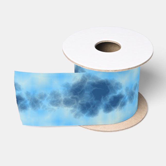 Lazo De Raso arte de Nube Azul  (Carrete)
