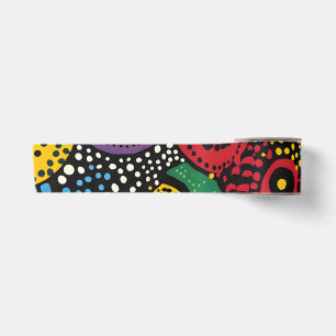 Lazo De Raso Arte de puntos abstractos 8