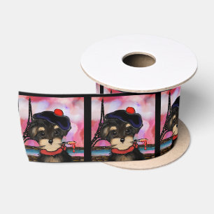 LAZO DE RASO ARTISTA DE YORKIE POO EN PARÍS