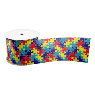 Lazo De Raso ASD Aspergers Autism Awareness Puzzle Pattern (Pat