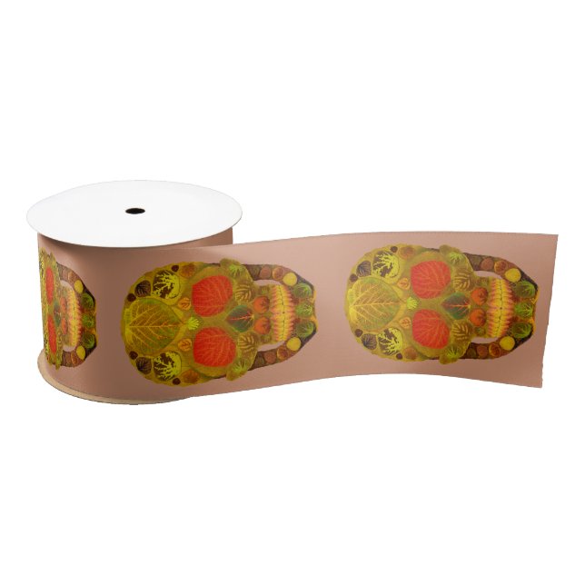 Lazo De Raso Aspen Leaf Skull 12 (Carrete)