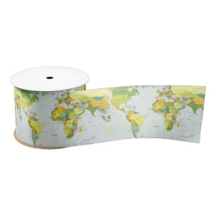Lazo De Raso Atlas del País del Mapa Mundial