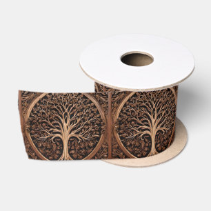 Lazo De Raso Australia: Impresión de madera de árbol de waratah