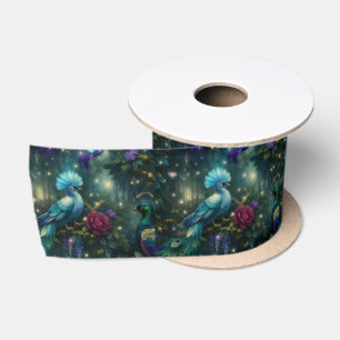 Lazo De Raso Aves exóticas Fantasy Luxe