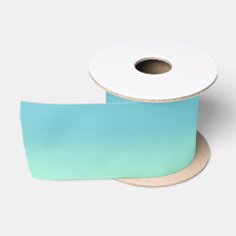 Lazo De Raso Azul de Huevo de Robin y Ombre Verde Menta