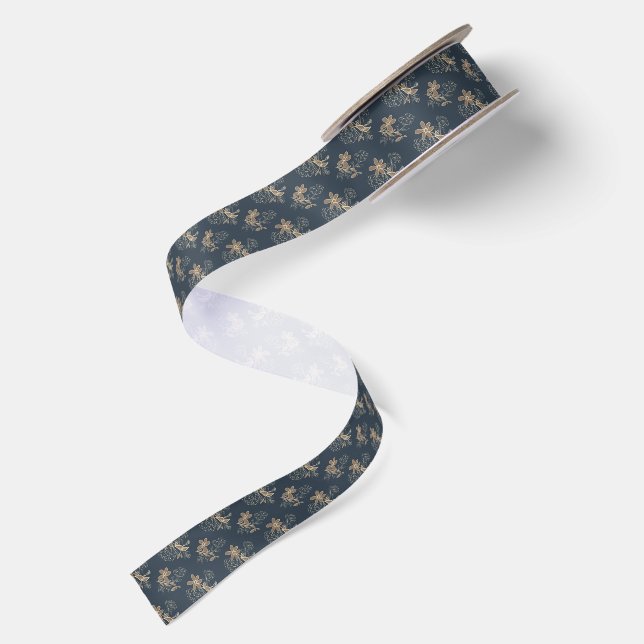 Lazo De Raso Azul Histórico (Reverso)