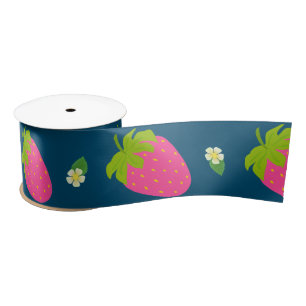 Lazo De Raso Azul turquesa de fresa