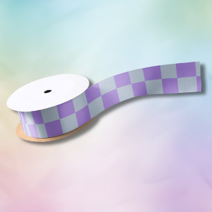 Lazo De Raso Azul y lavanda suaves y bajo control