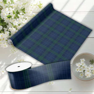 Lazo De Raso Azul y Verde Cuadros Elegante Chic 